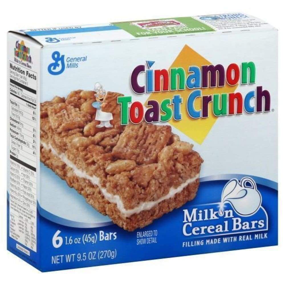 Milk N Cereal Bars Cinnamon Toast Crunch