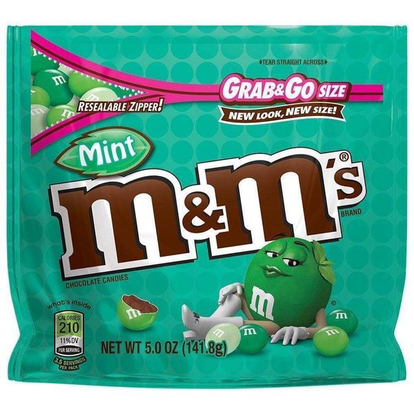 M&ms Dc Mint, 5 Oz. Bag 