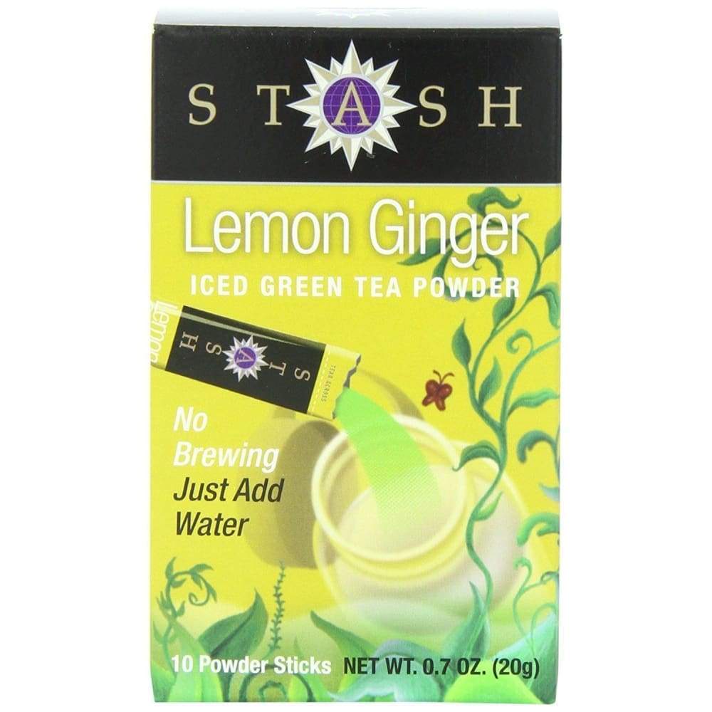 Stash Lemon Ginger Iced Tea Powder 10 Count